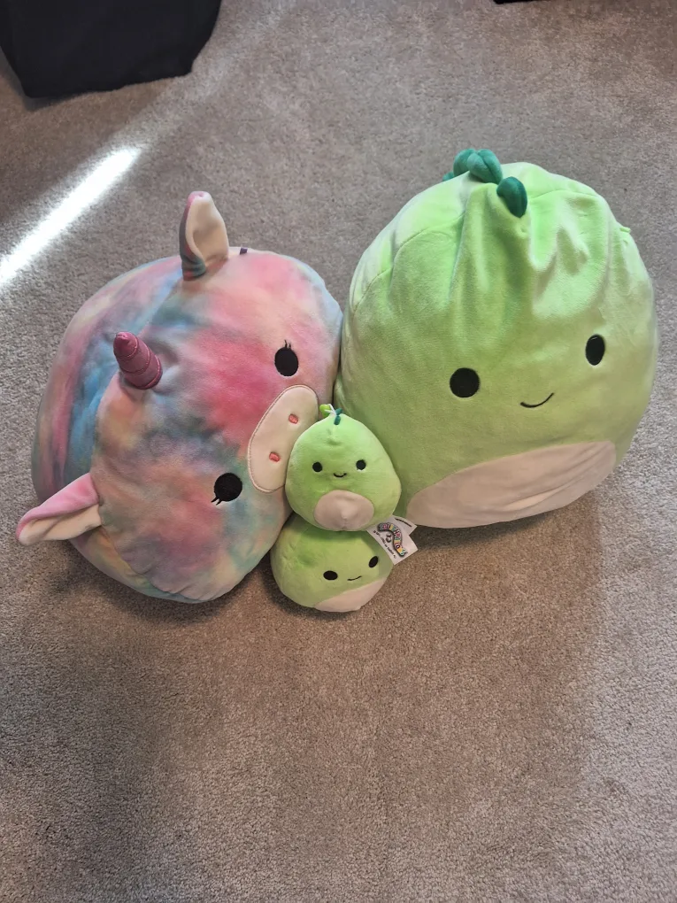 Squishmallow Plush Set - Unicorn & Dino thumbnail
