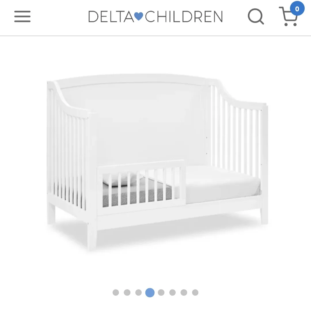 Delta Children Campbell 6-in-1 Convertible Crib image indicator(3)