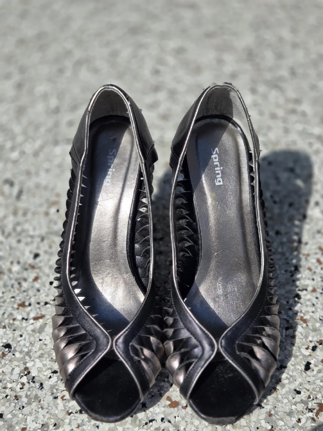 Call It Spring - Black Heels, Size 8 thumbnail
