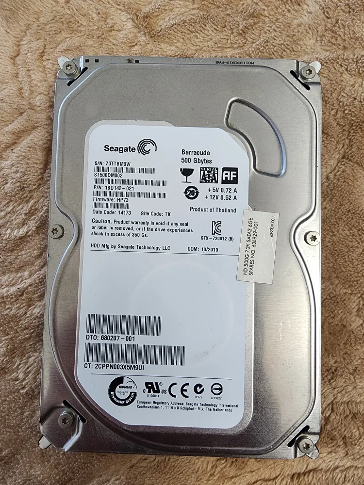 Seagate Barracuda 500GB Hard Drive
