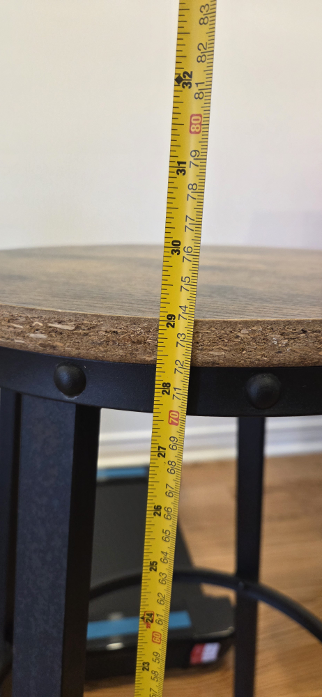 Set of 2 Bar Stools - 29 inch height - photo 3