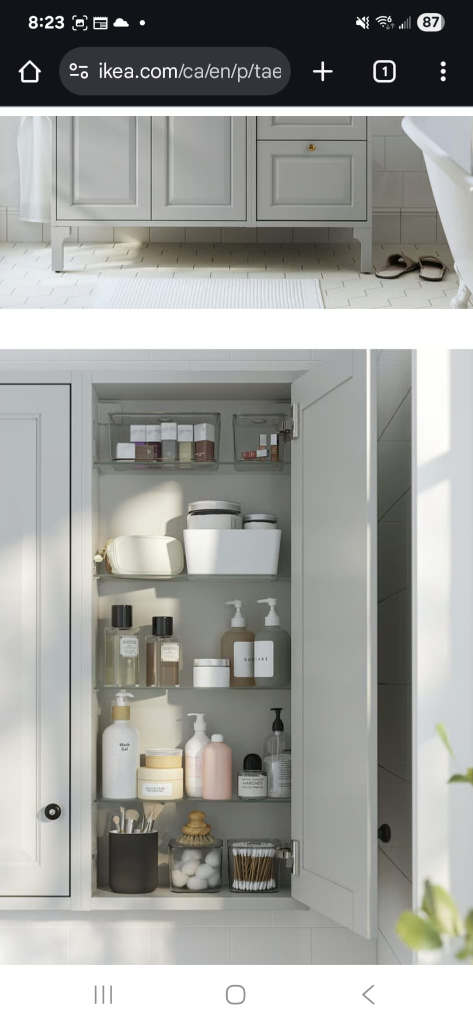 IKEA TÄNNFORSEN Wall Cabinet - Light Gray - photo 4