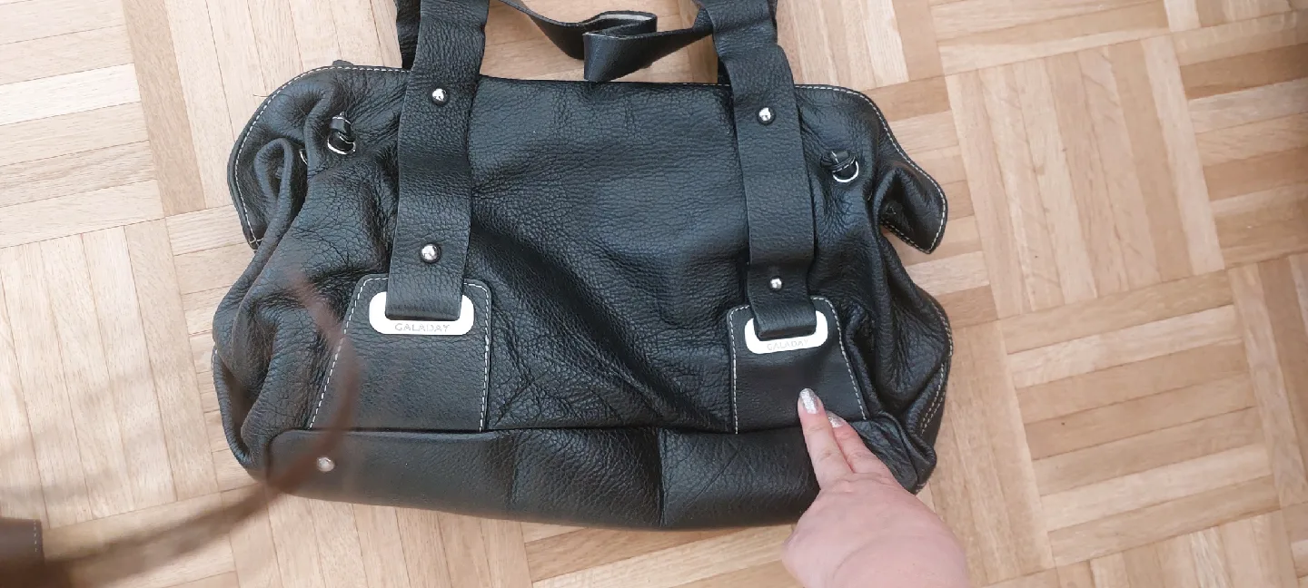 Black Leather Handbag thumbnail