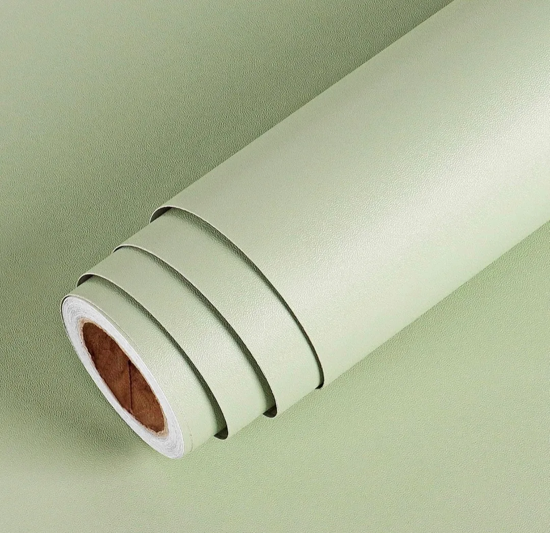 Mint Green Solid Colour Wallpaper approx. 17.5"x177" thumbnail