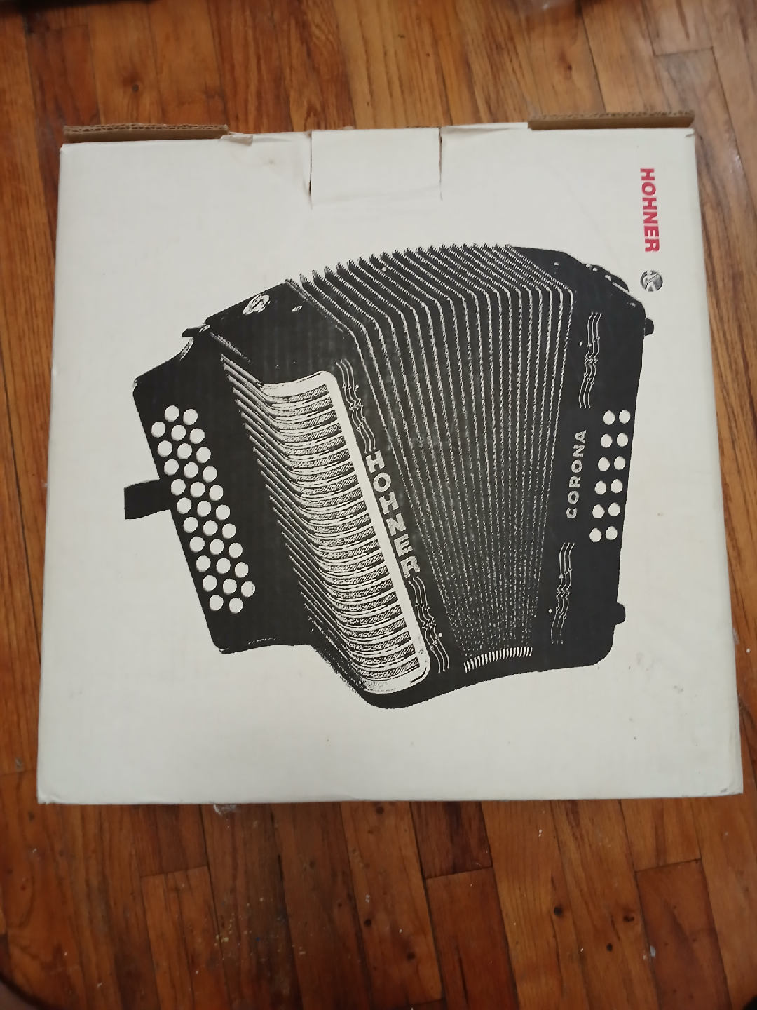 Hohner Corona III Accordion with Case & Box