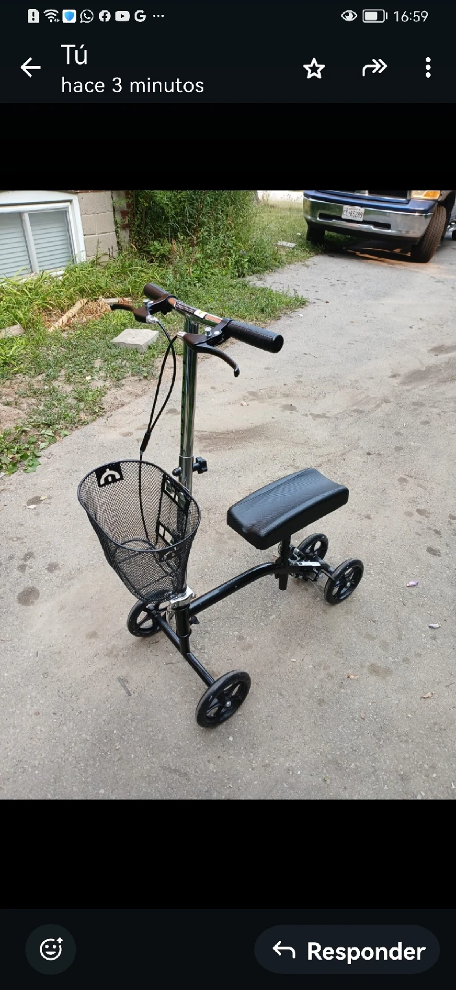 Knee Walker Scooter with Basket