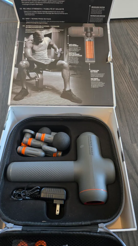 Sharper Image Power Percussion Deep Tissue Massager image indicator(4)