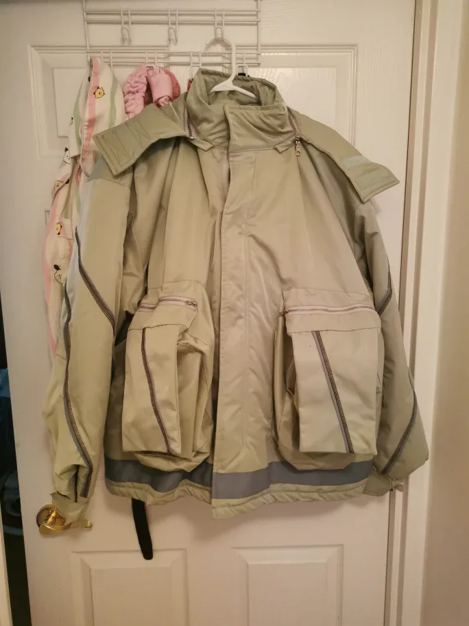 Beige-Green  Winter Jacket thumbnail