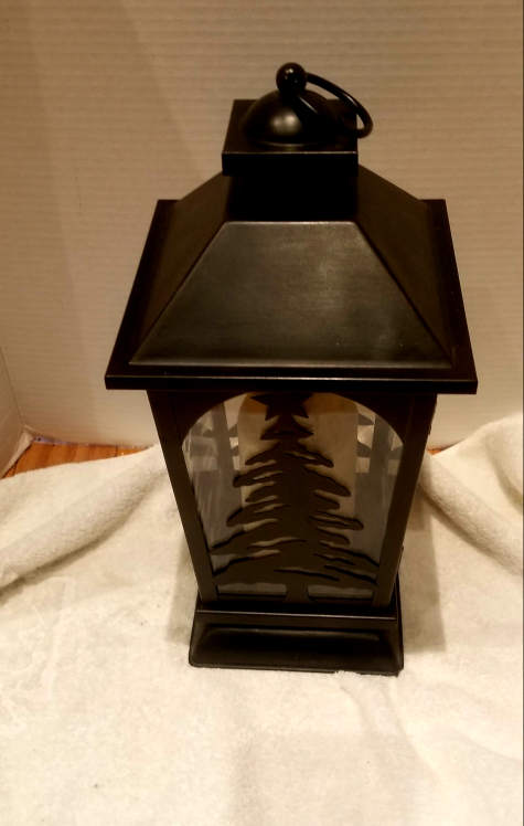 Black Christmas Tree Lantern - photo 5