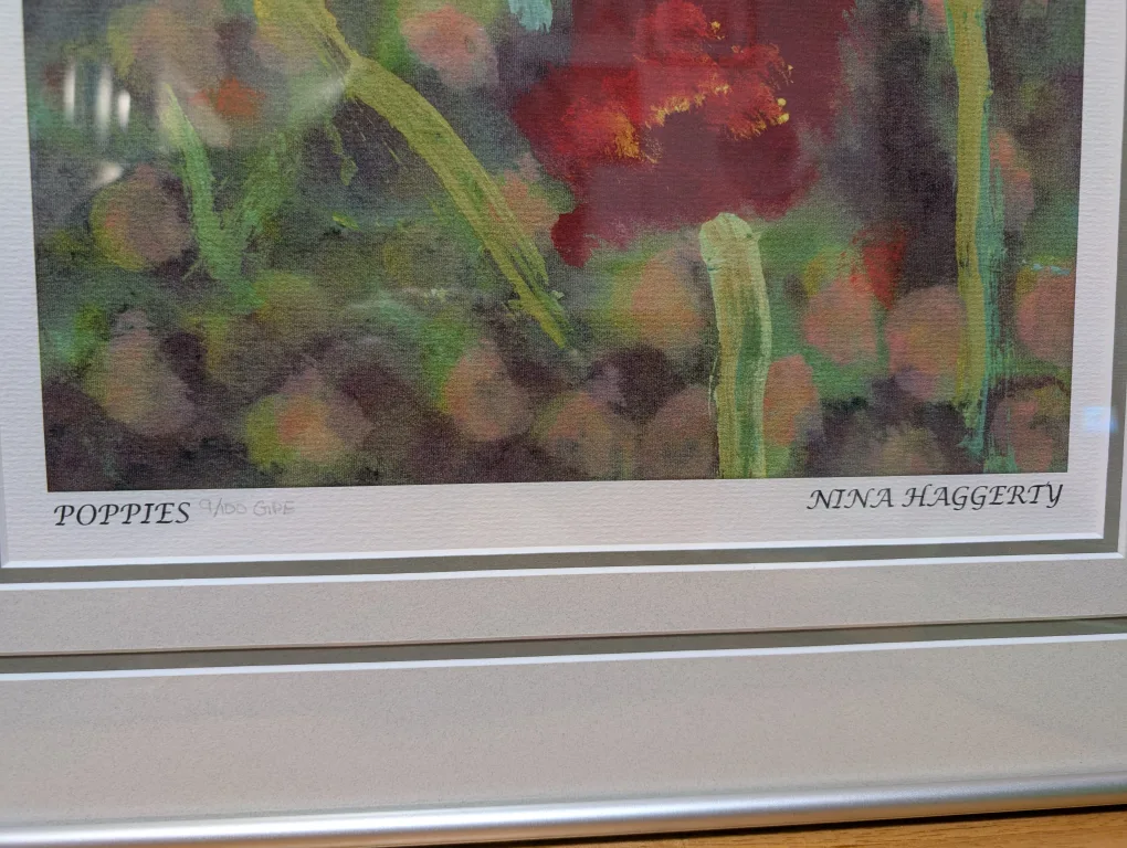 Framed Nina Haggerty 'Poppies' Print image indicator(2)