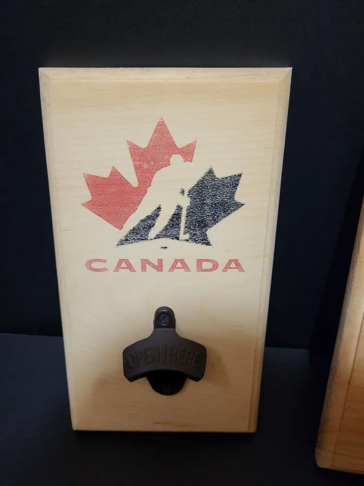 Handmade Wooden Sports Bottle Opener image indicator(3)