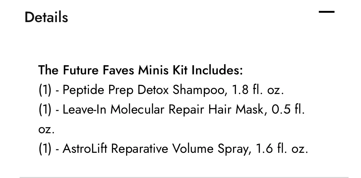 K18 Future Faves Minis Kit - Limited Edition image indicator(2)