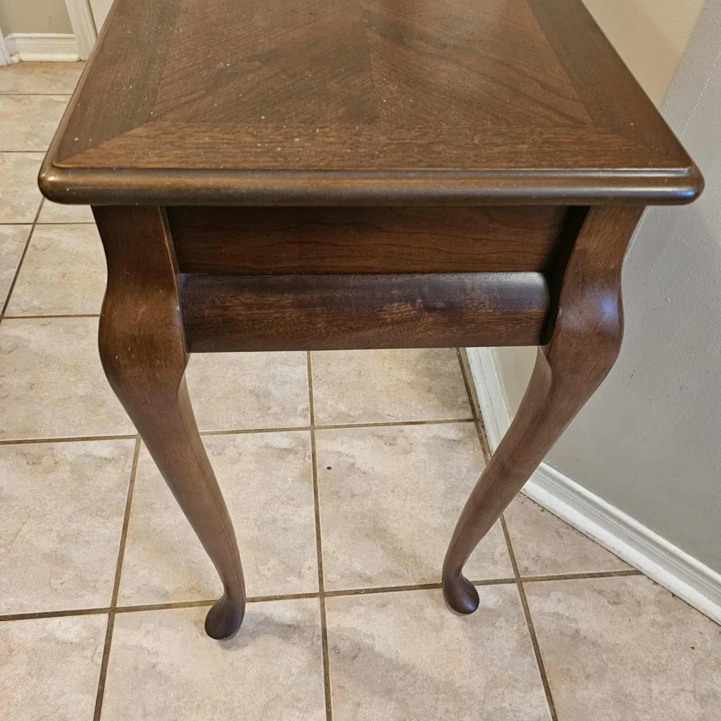 Brown Rectangle Solid Wood Sofa Table image indicator(5)