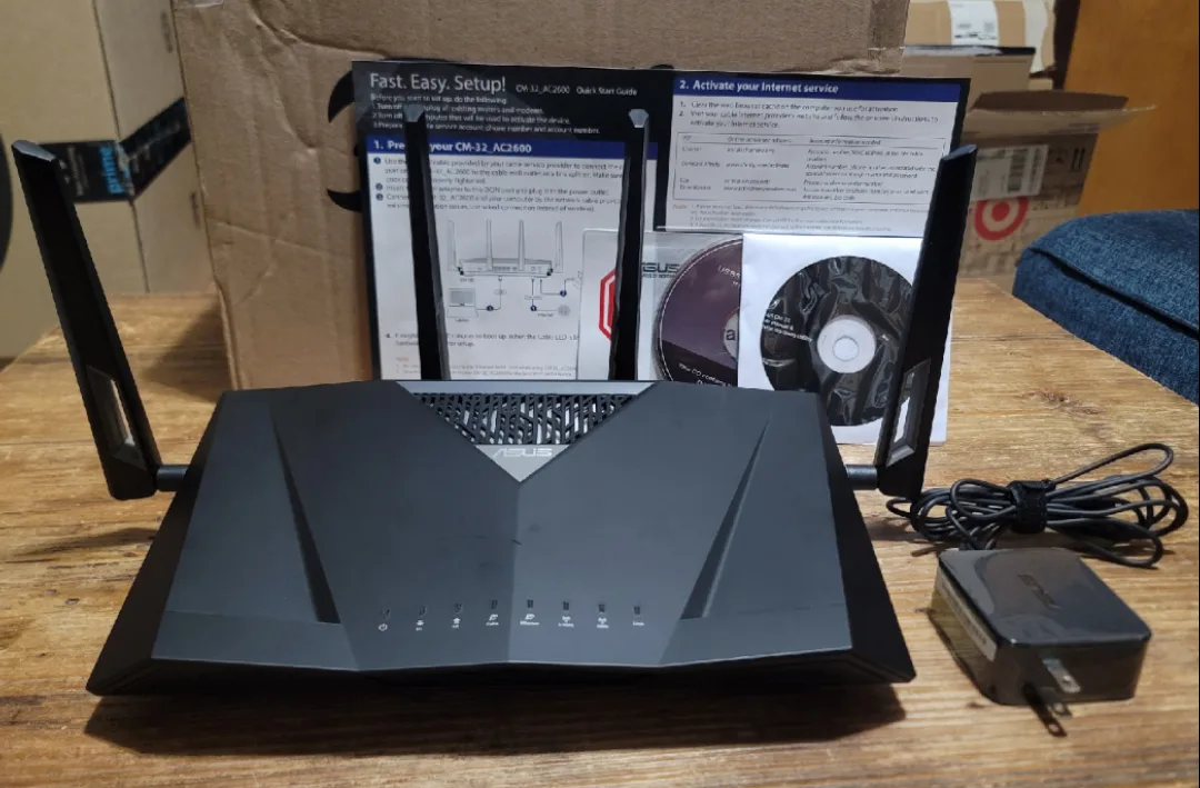 ASUS Wireless-AC2600 CM-32 DOCSIS 3.0 Cable Modem Router image indicator(4)