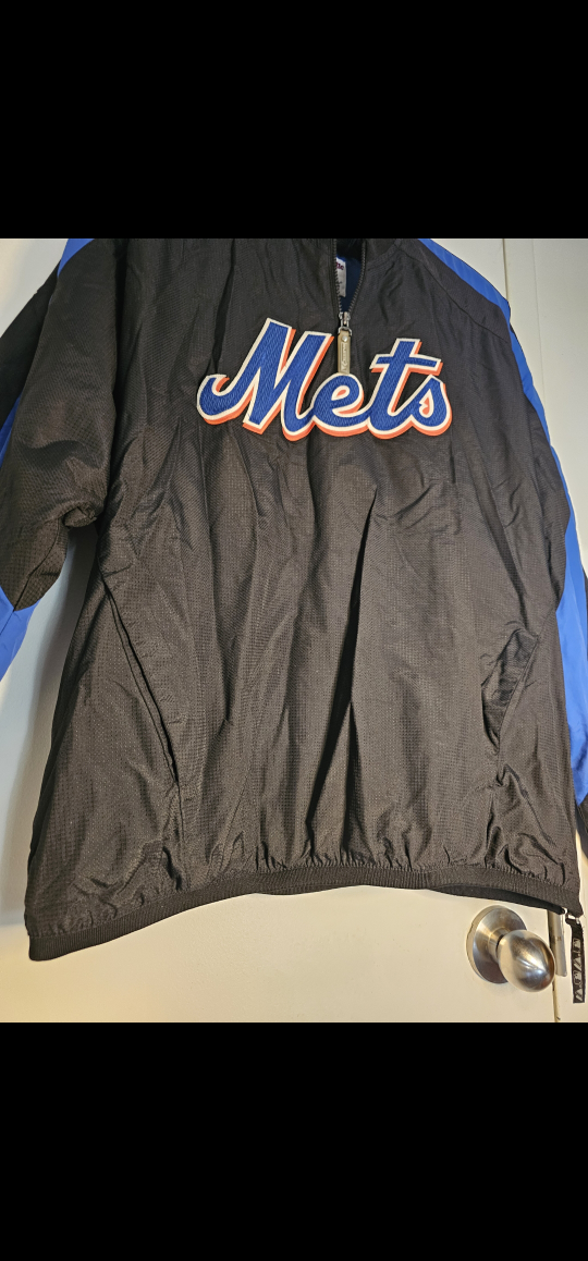 XL Vintage New York Mets MLB Baseball 1/4 Zip Jacket - photo 4