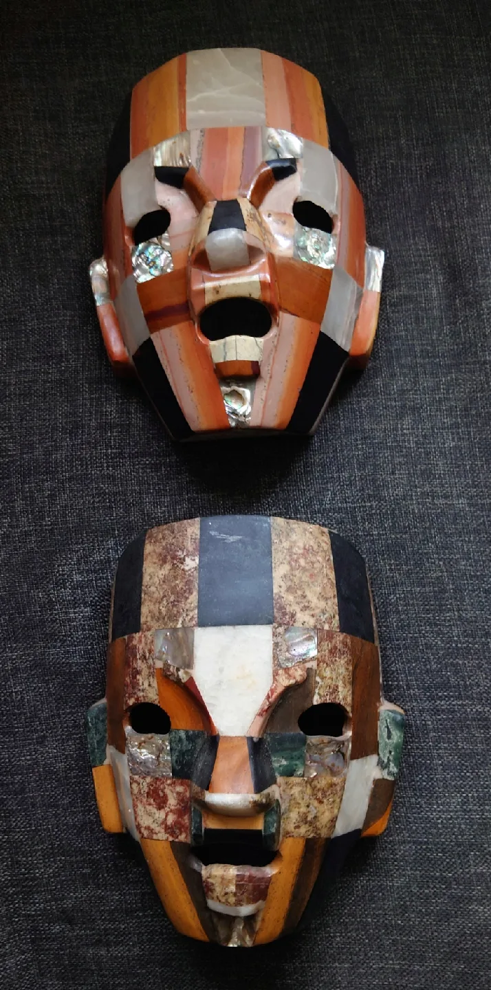 Aztec ceramic wall mask  thumbnail