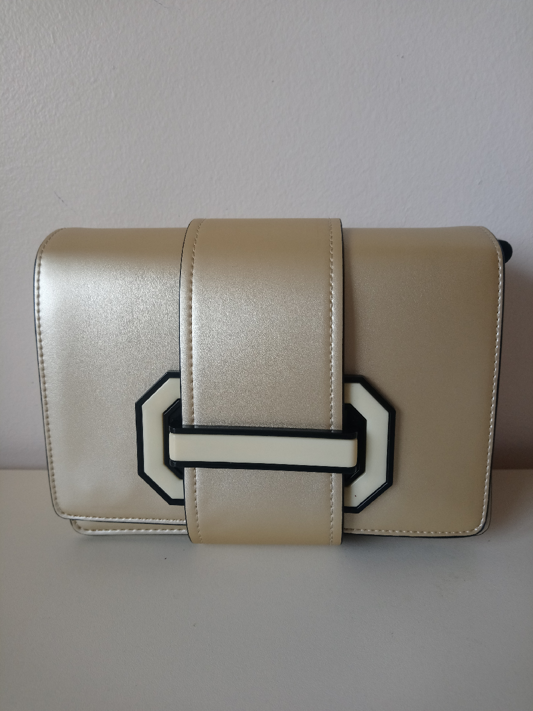 Gold-tone Clutch Bag