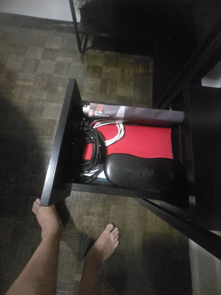Black Corner Desk with Shelf - photo 5