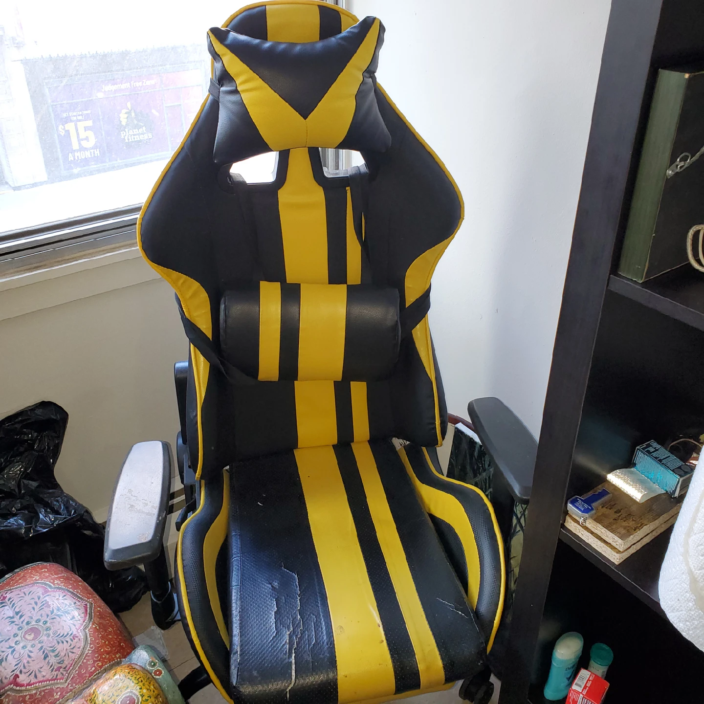 Yellow and Black Gaming Chair