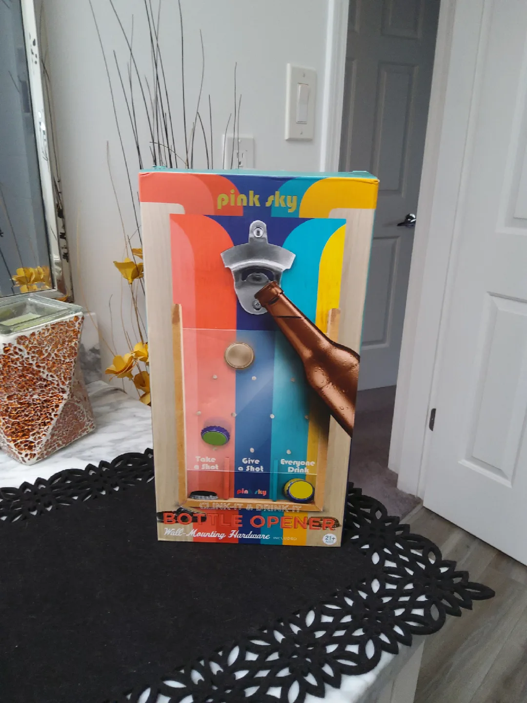 Pink Sky Clink-It Drink-It Bottle Opener image indicator(2)