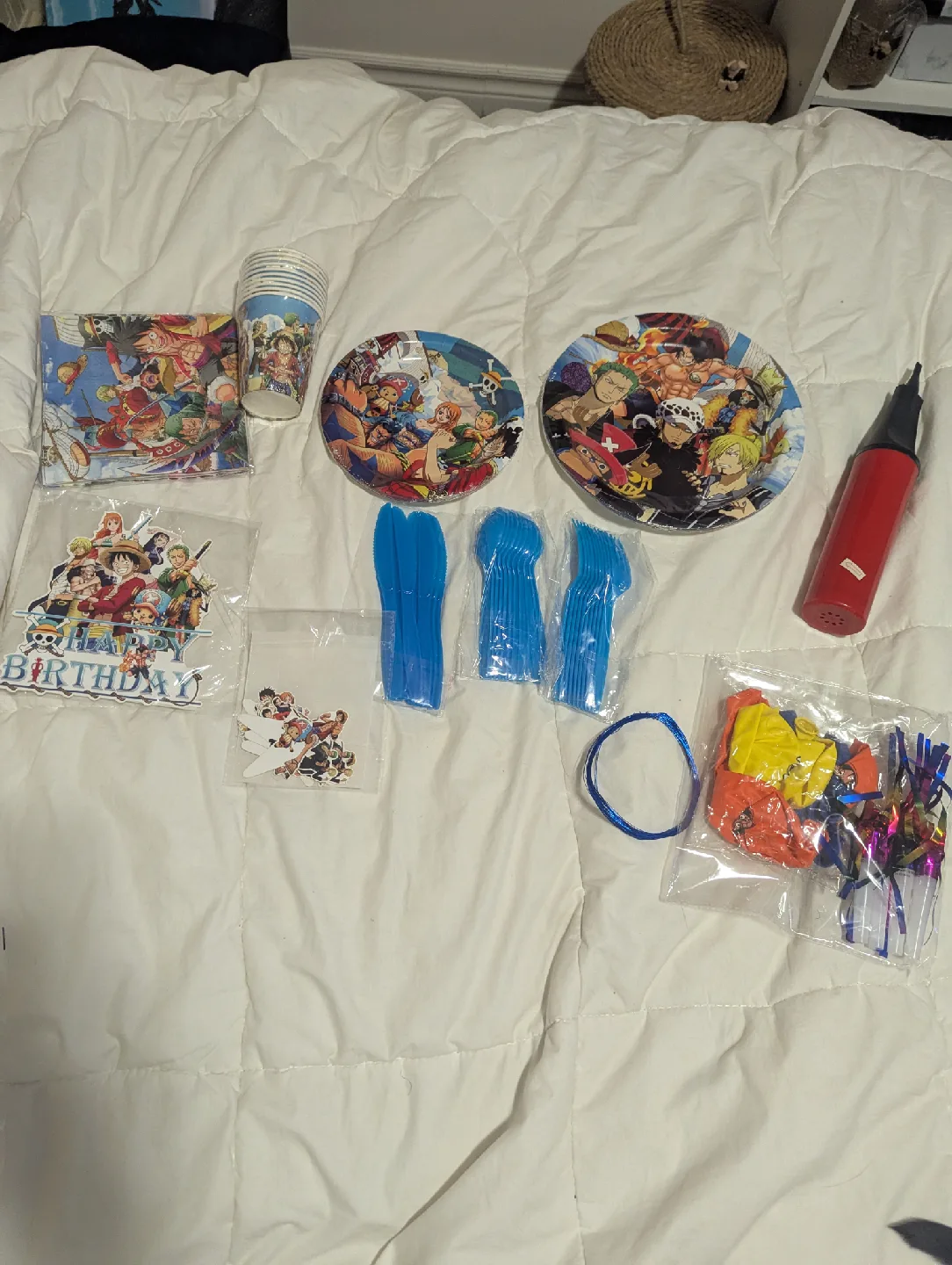 Anime Birthday Party  Set - New image indicator(2)