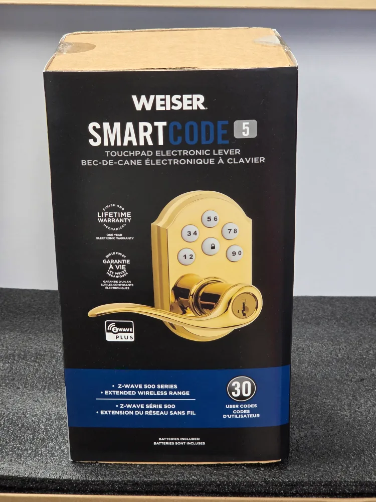Weiser SmartCode 5 Touchpad Electronic Lever - New thumbnail