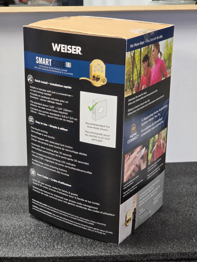 Weiser SmartCode 5 Touchpad Electronic Lever - New image indicator(4)