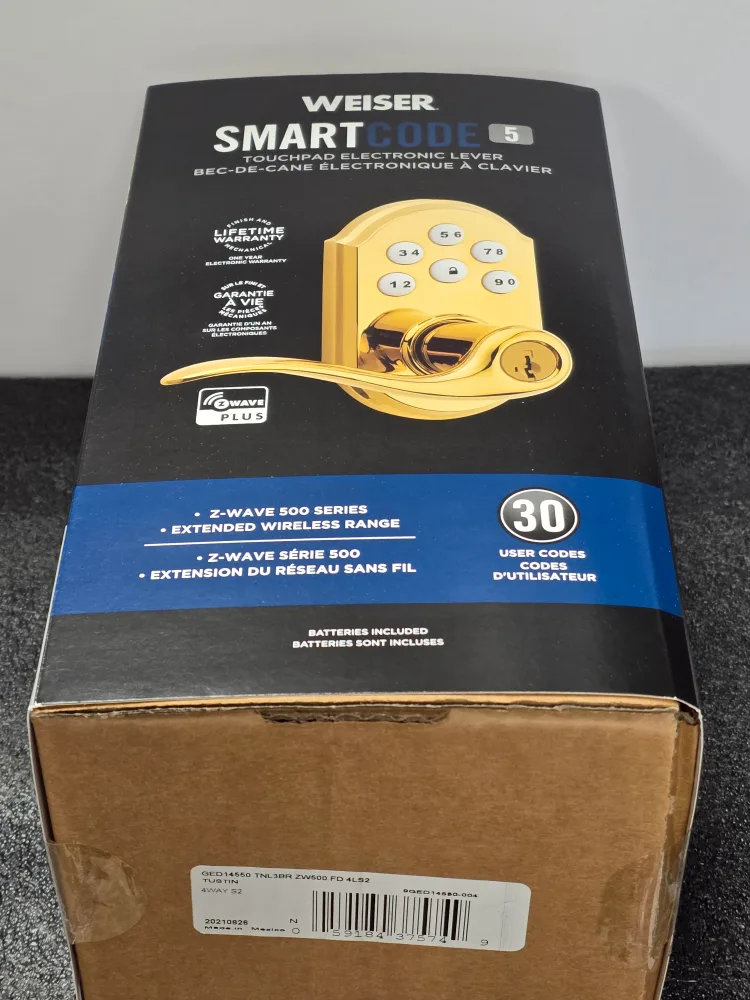 Weiser SmartCode 5 Touchpad Electronic Lever - New image indicator(6)