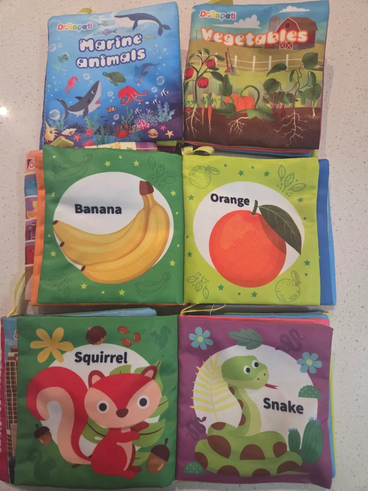 Dr. Rapeti Soft Cloth Books - Set of 6 image indicator(2)