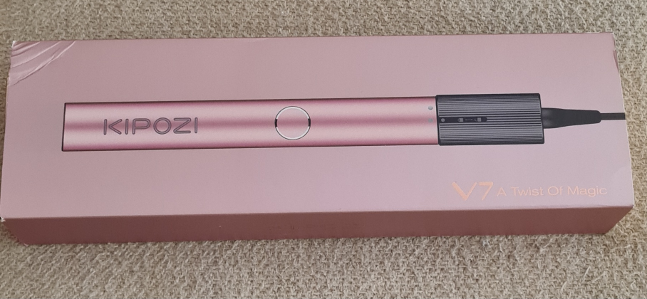 Kipozi V7 Rose Pink 2 in 1 Straightener