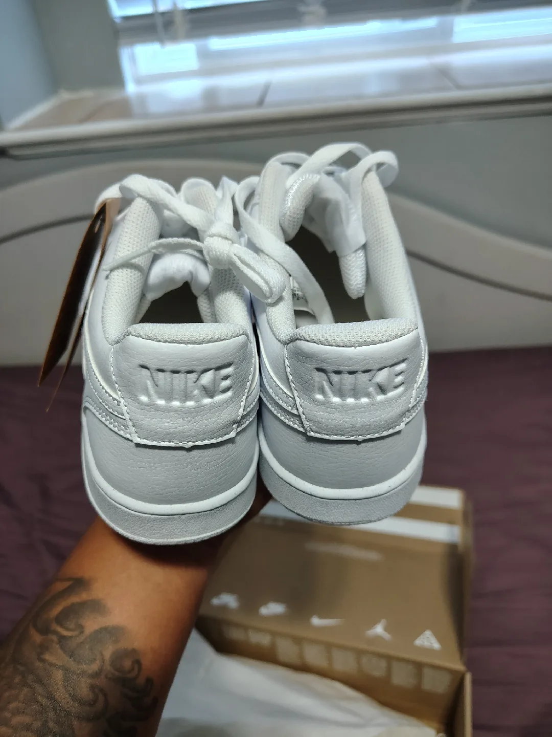 New Nike Court Vision Lo NN White Size 9.5 image indicator(6)