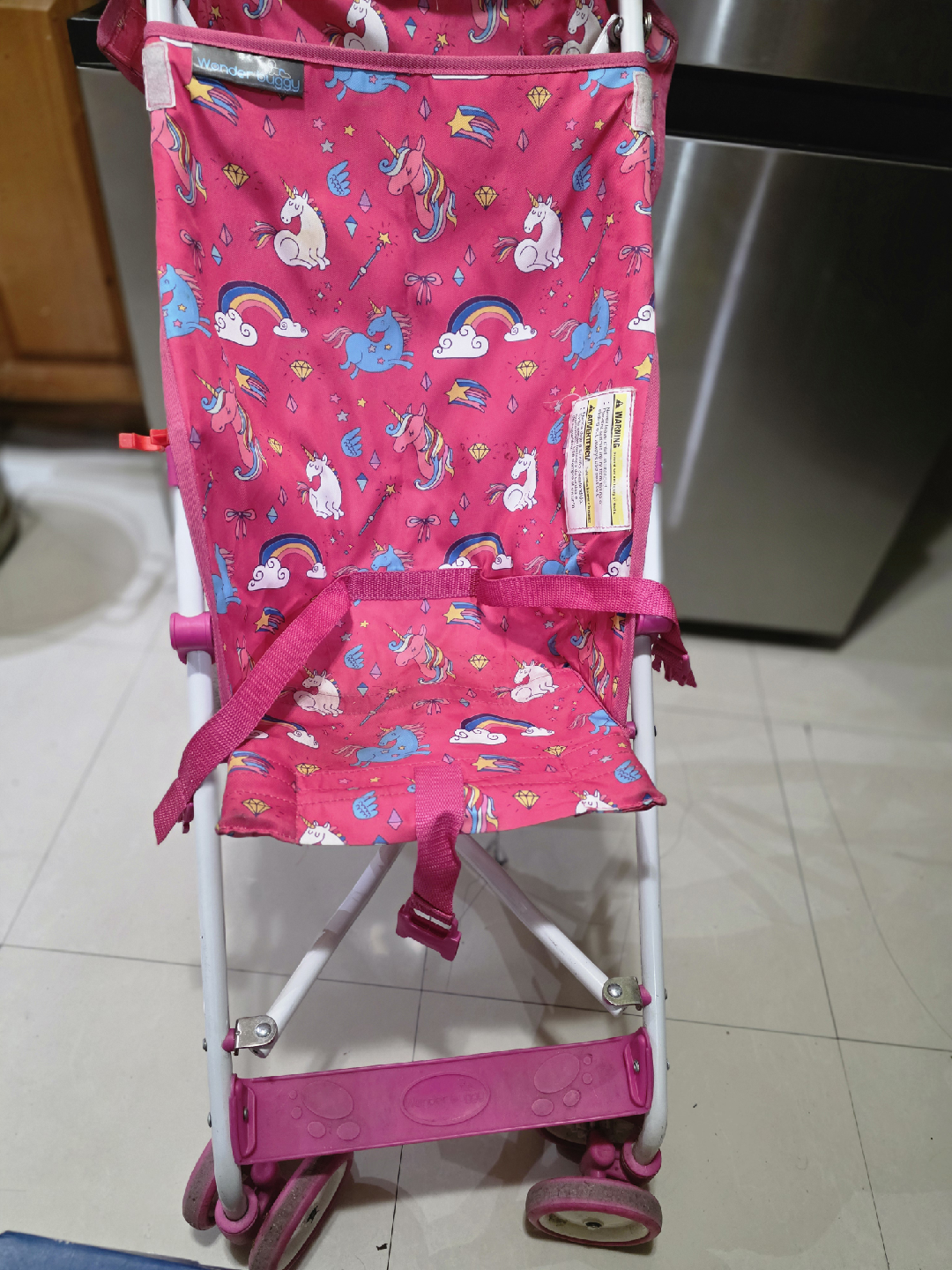 Pink Unicorn Print Baby Stroller - photo 3