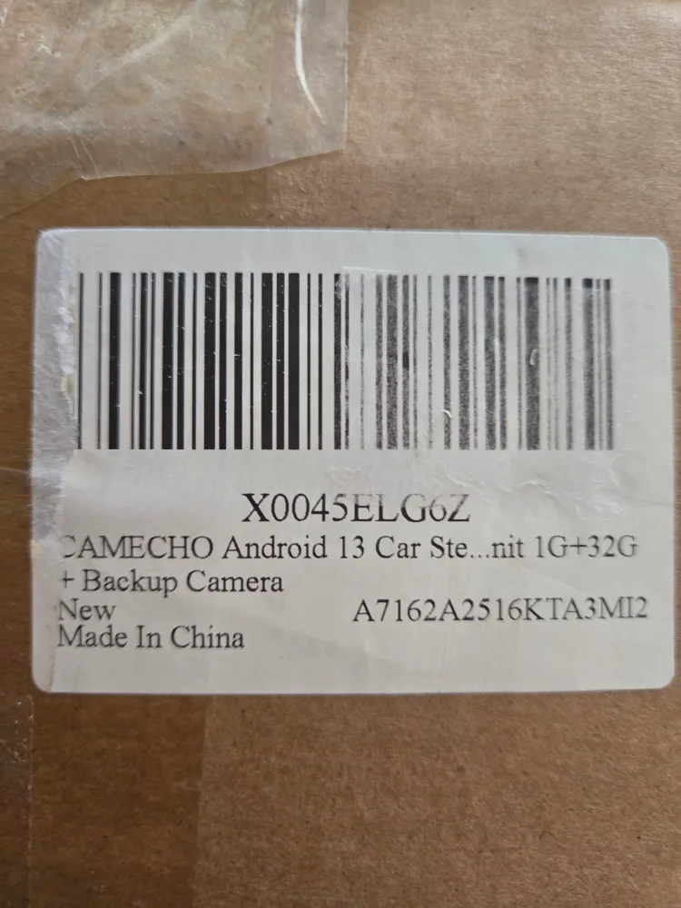 New Camecho Android 13 Car Stereo 1G+32G + Backup Camera image indicator(5)