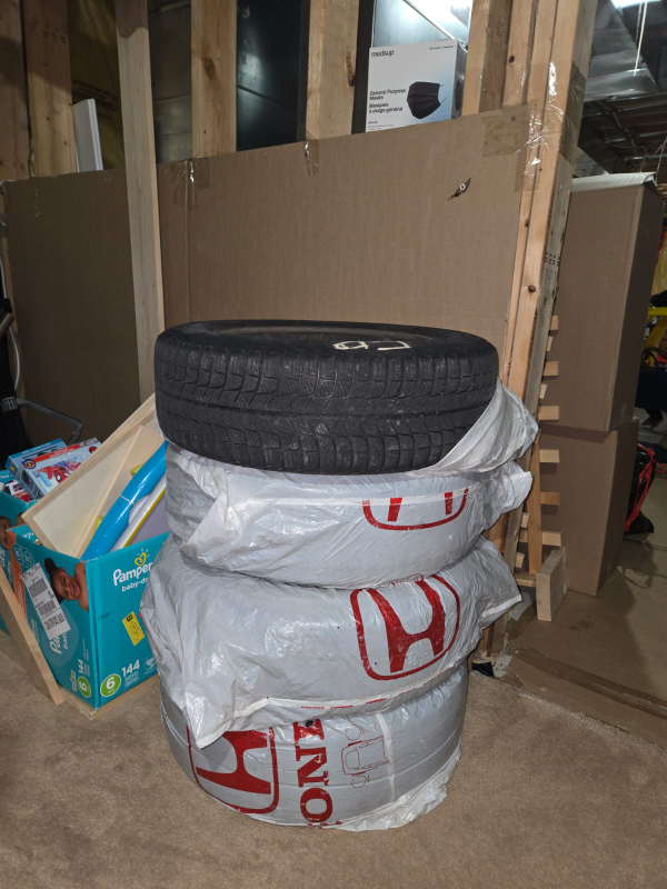Set of Four Honda Civic Winter Tires - photo 2