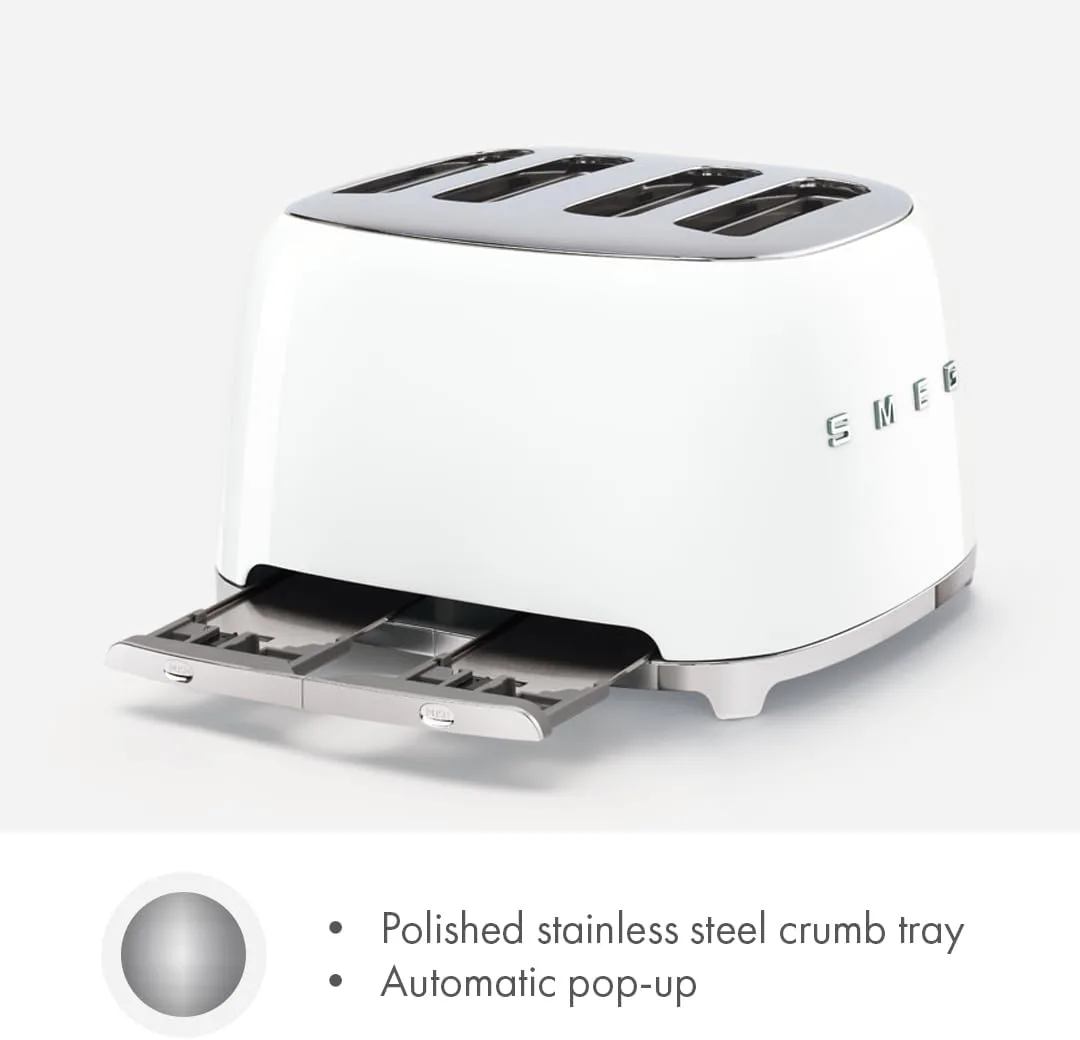 🥳LIKE NEW🤩 SMEG 4-Slice Toaster - Cream image indicator(7)