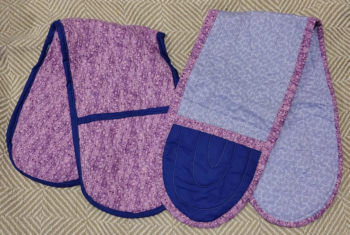 Handmade fall Kitchen Textiles: Oven Mitts, washcloths image indicator(4)