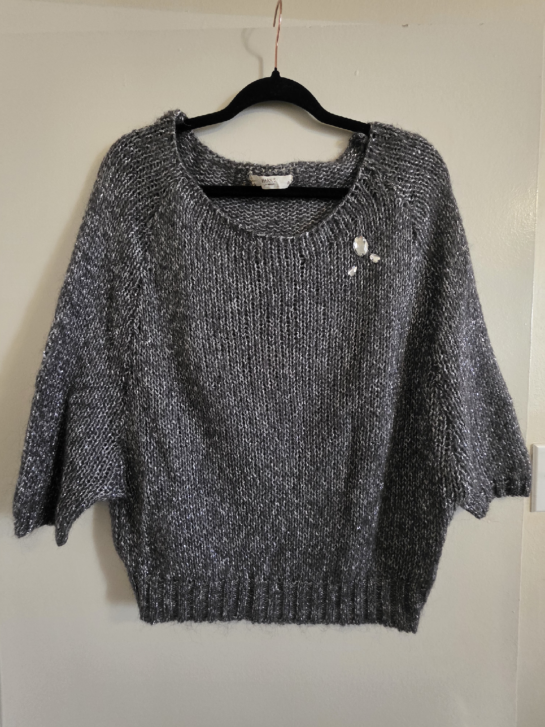 Banana Republic Grey Knit Sweater - Size M