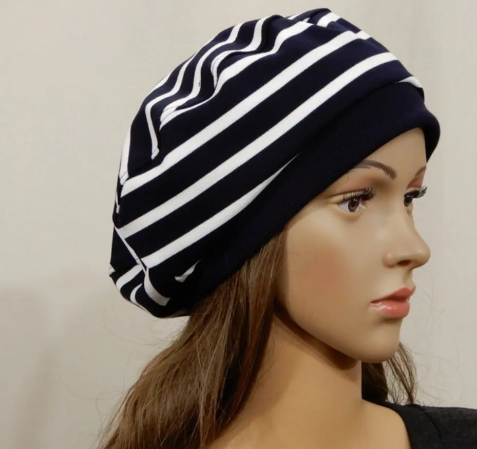 Striped Beret Hat Brand New image indicator(2)