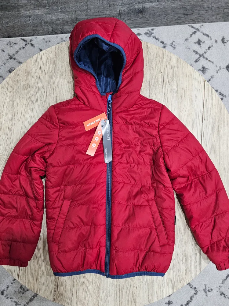 Brand new Joe Fresh Kids Red Puffer Jacket - Size S (6) thumbnail