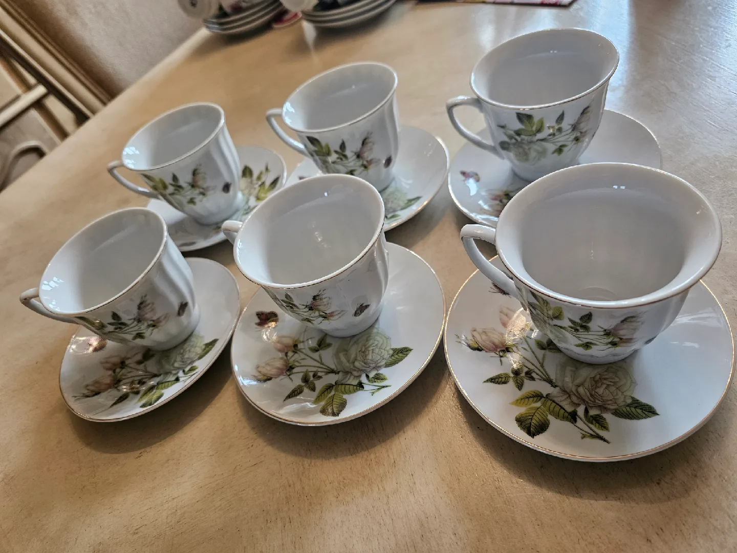 Tea Cup and Saucer Set (6) - New thumbnail