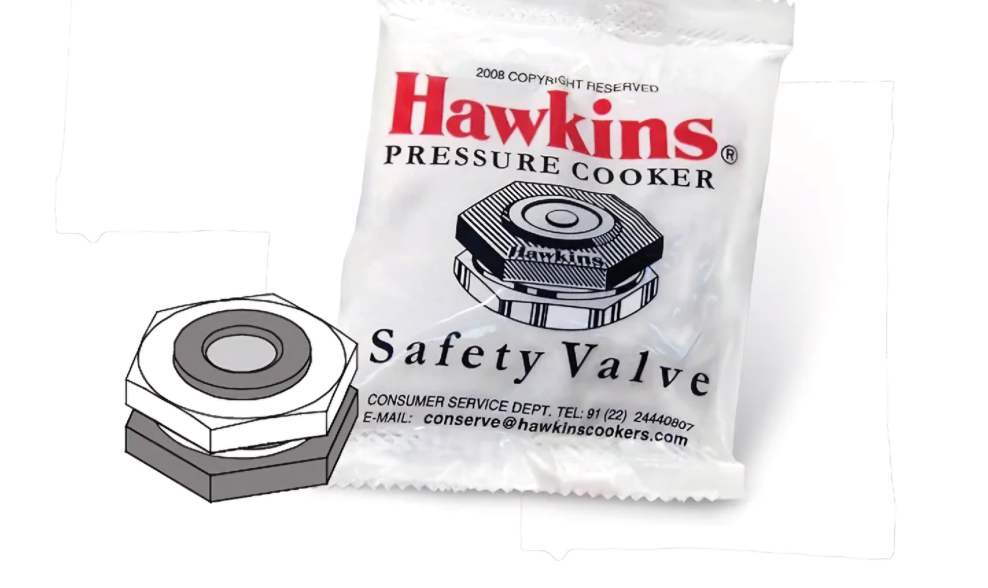 Hawkins  Pressure Cooker safety valve - photo 3