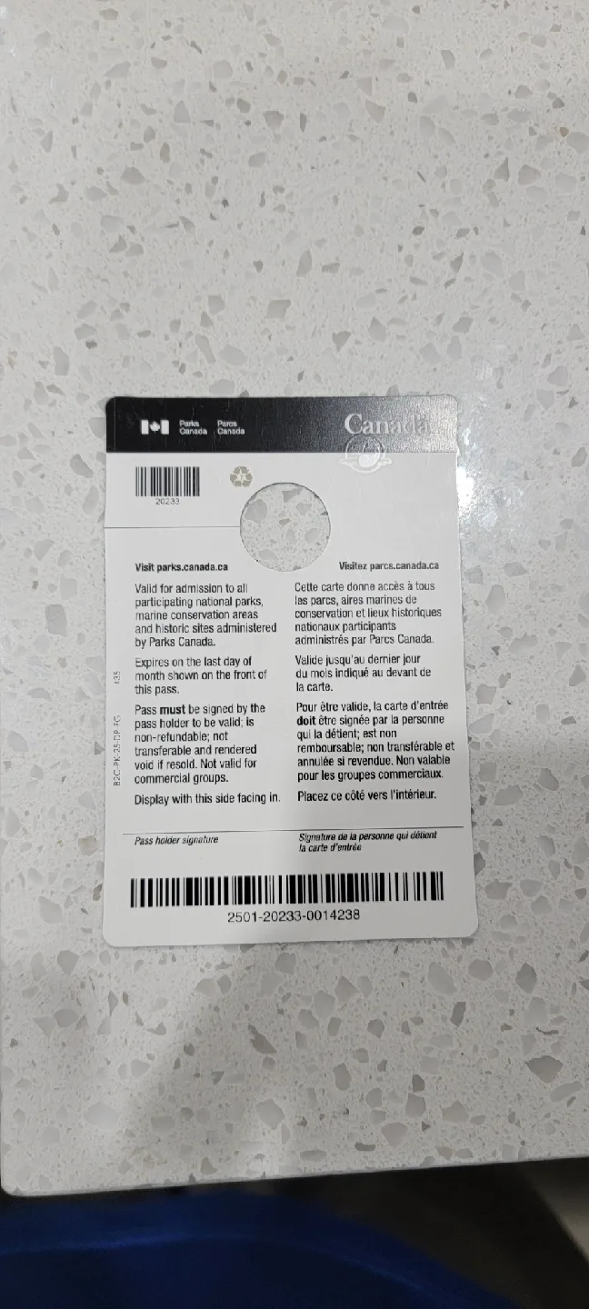 Parks Canada Discovery Pass - Valid Until May 2026 image indicator(2)