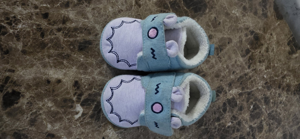 Cute Blue Monster Baby shoes - photo 3