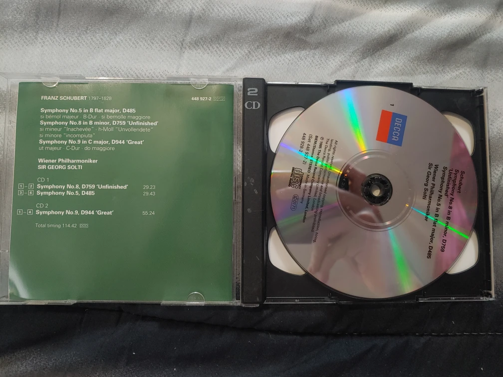 Schubert: The 3 Great Symphonies CD Set - photo 3