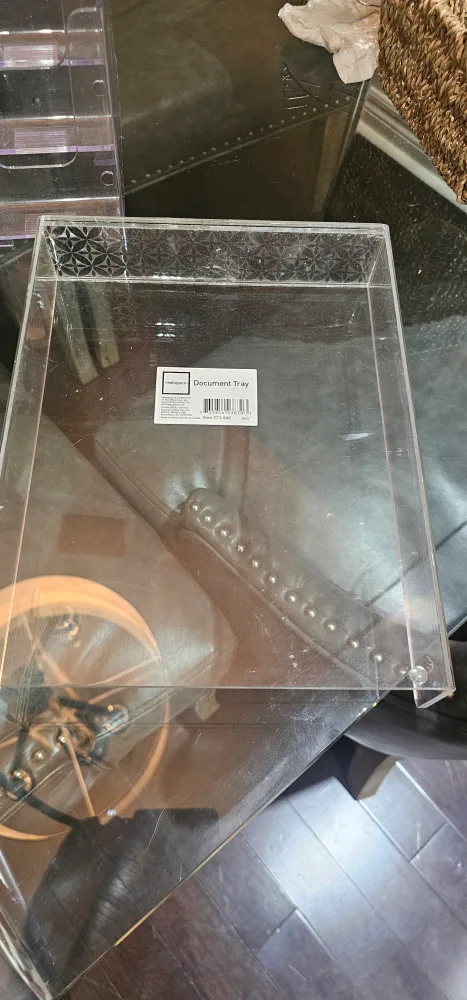 Clear acrylic  Document Tray image indicator(2)