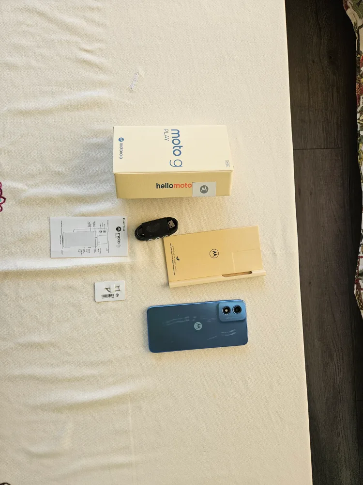 Brand New Moto G Play 2024,  64 GB, Sapphire Blue    $140