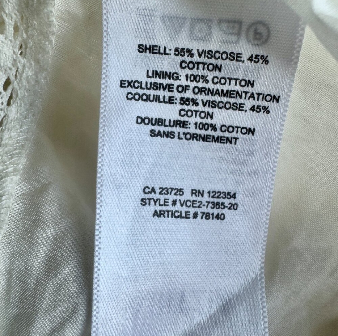 Aritzia White Eyelet Blouse - photo 5
