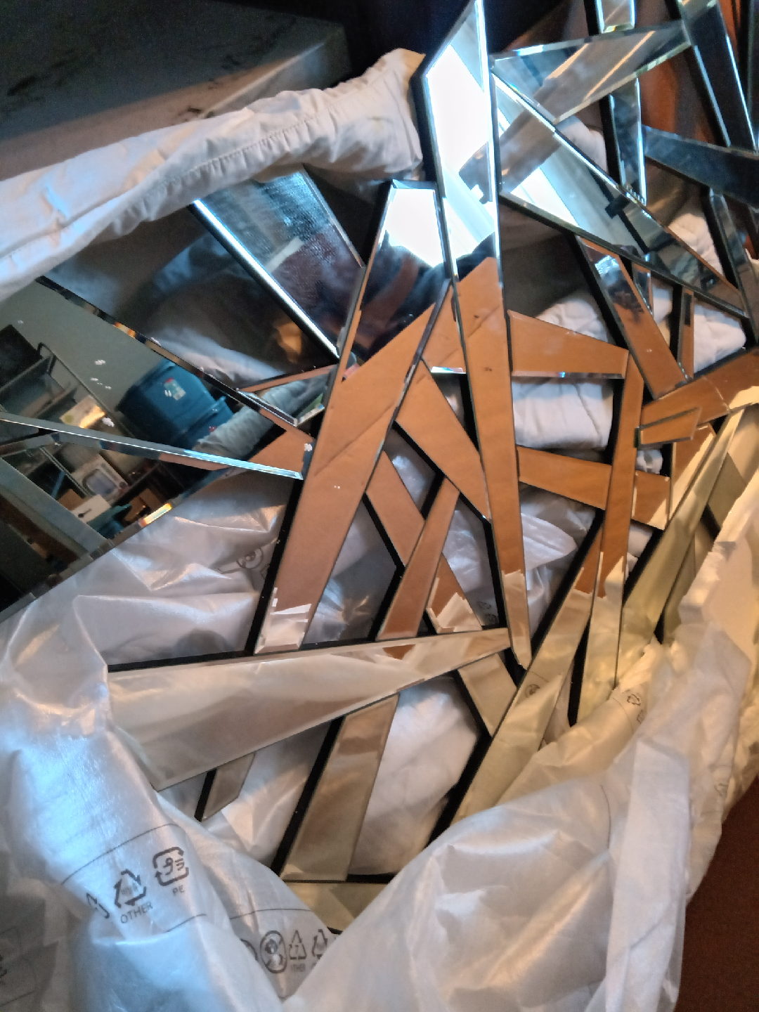 Large Decorative Mirror  5 x 3 feet