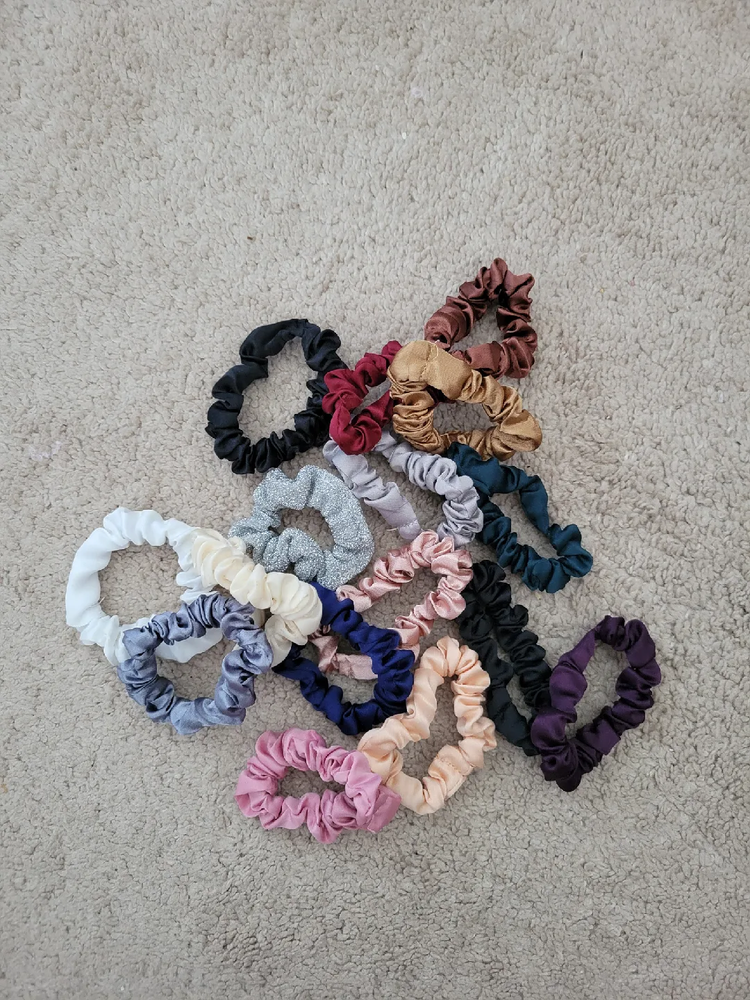 Assorted Colourful Scrunchies thumbnail