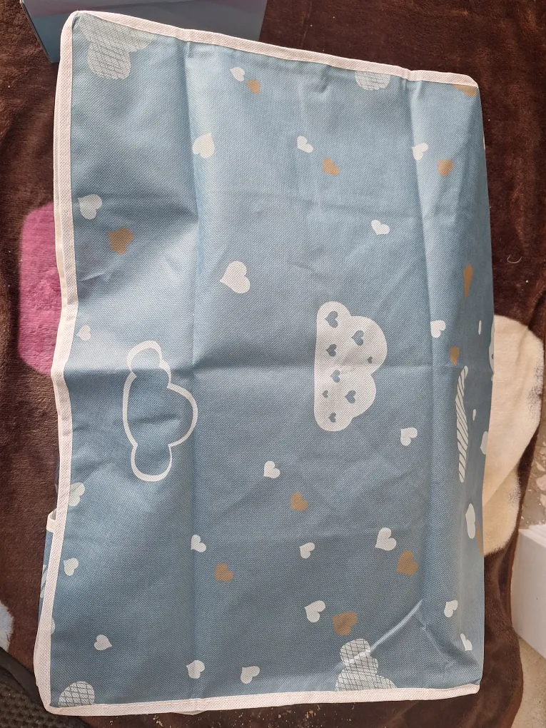 NEW Blue Storage Bag with Cloud Pattern image indicator(3)